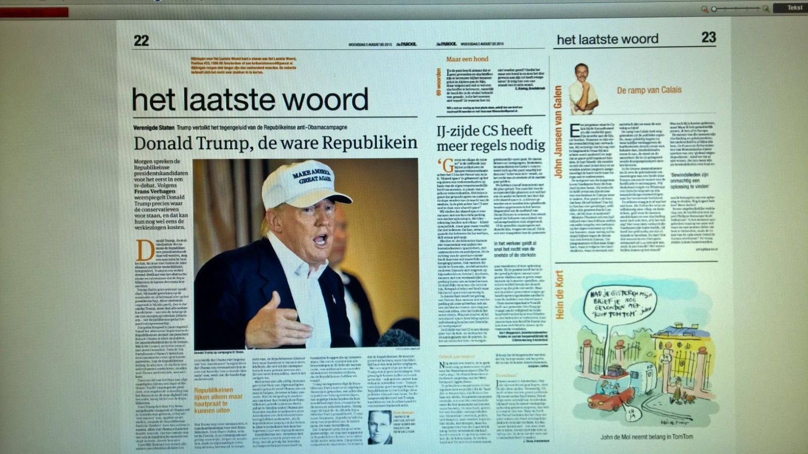 Pagina Parool Het Laatste Woord 5 augustus 2015